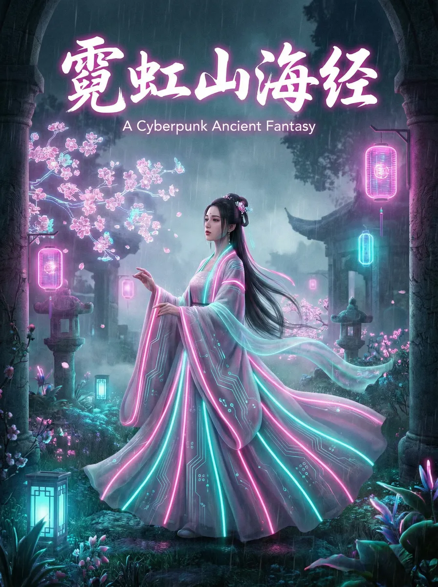 少妇白洁全文阅读 古风奇缘短剧 - 霓虹山海经海报
